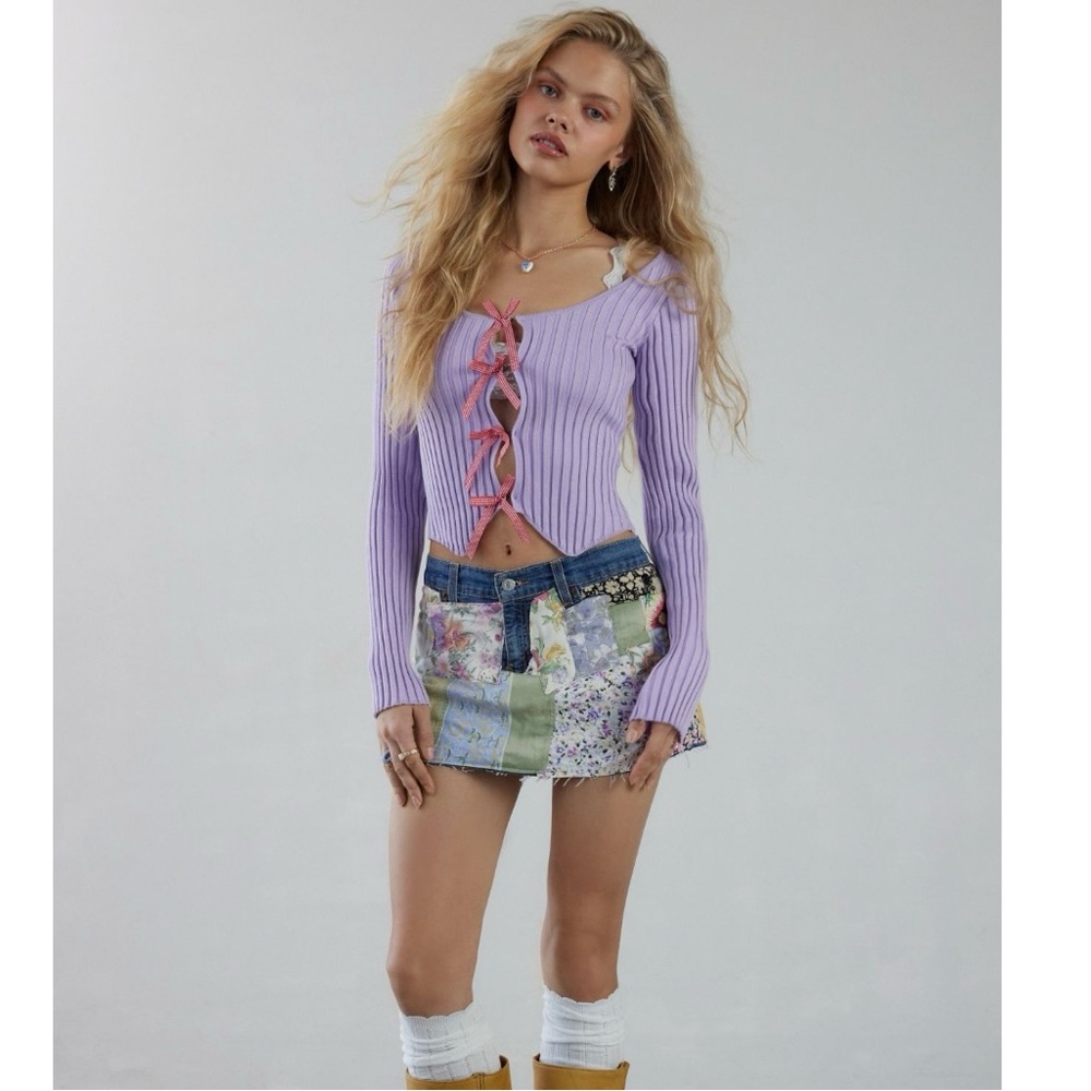 Ribbed Knit Cardigan🎀 - Picture 3 of 6